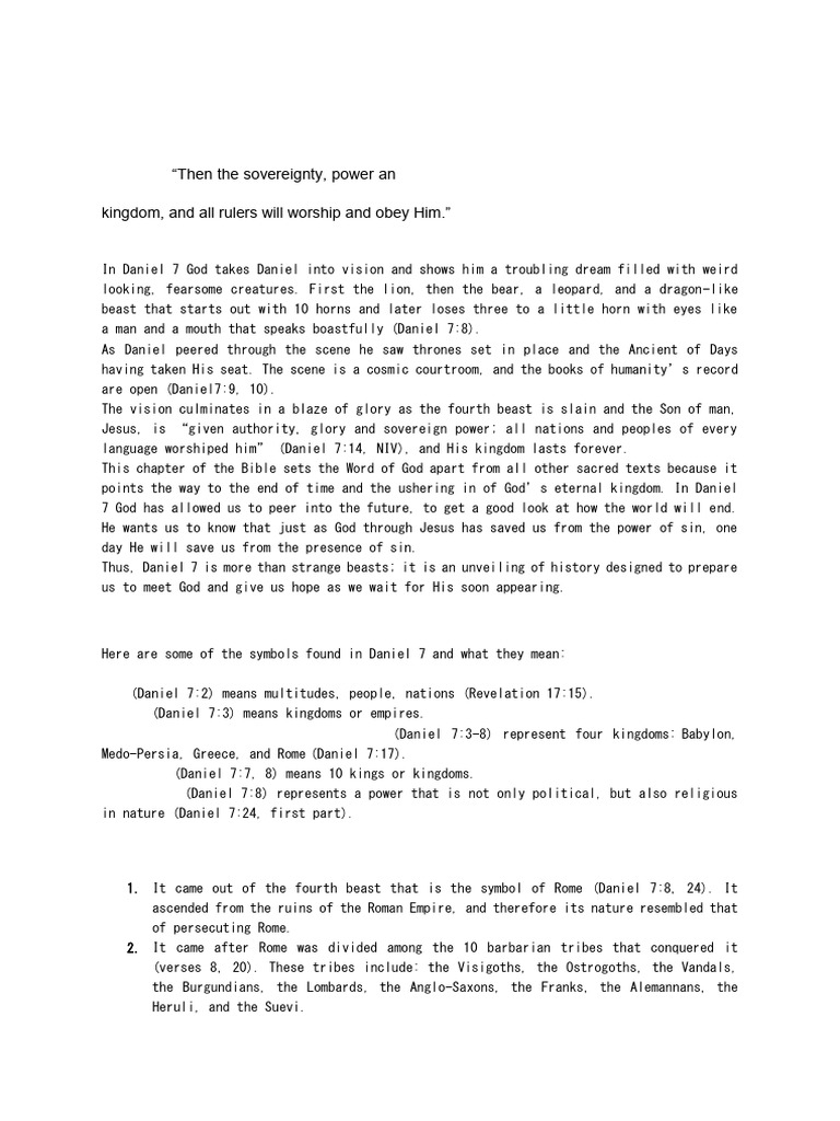 Lesson 11 | PDF | Book Of Daniel | Theology