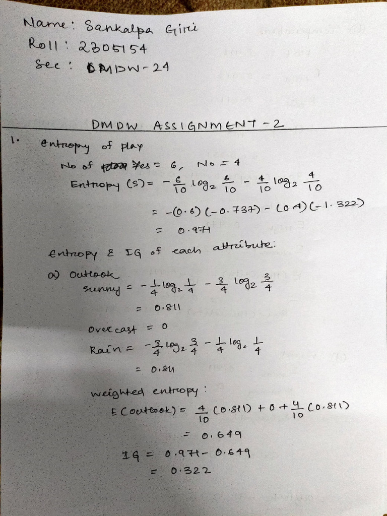 DMDW Assignment - II | PDF
