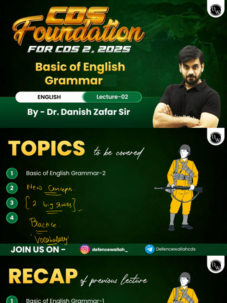 English 02 - Class Notes | PDF