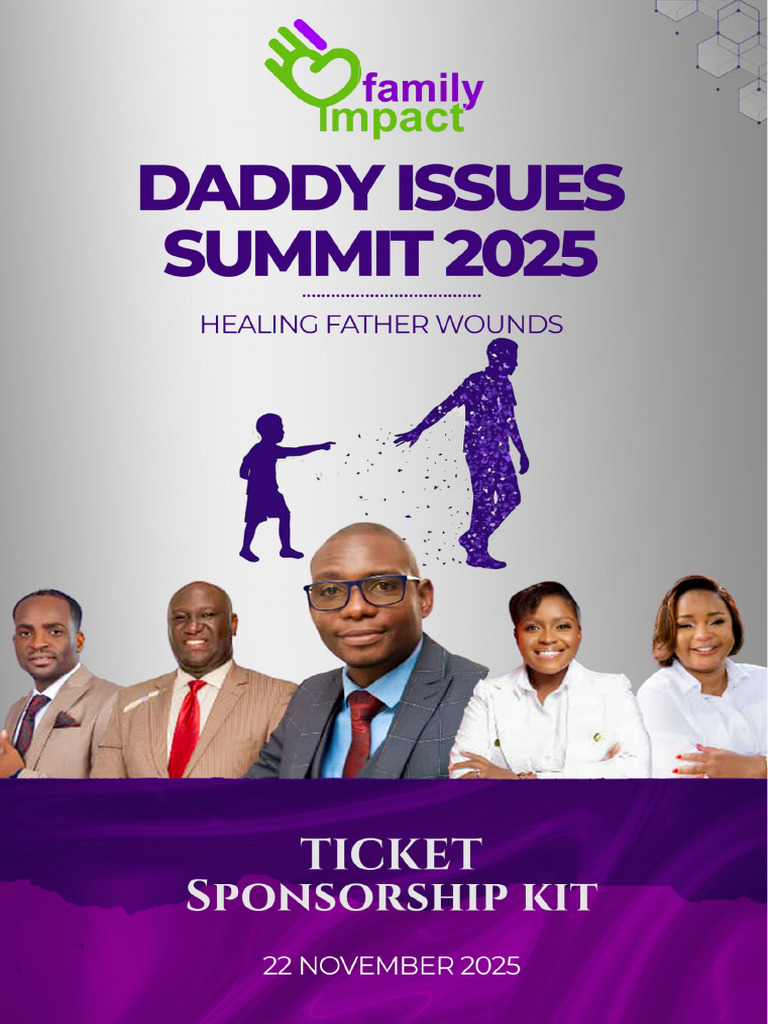 Daddy Issues Ticket Sponsorship Deck | PDF