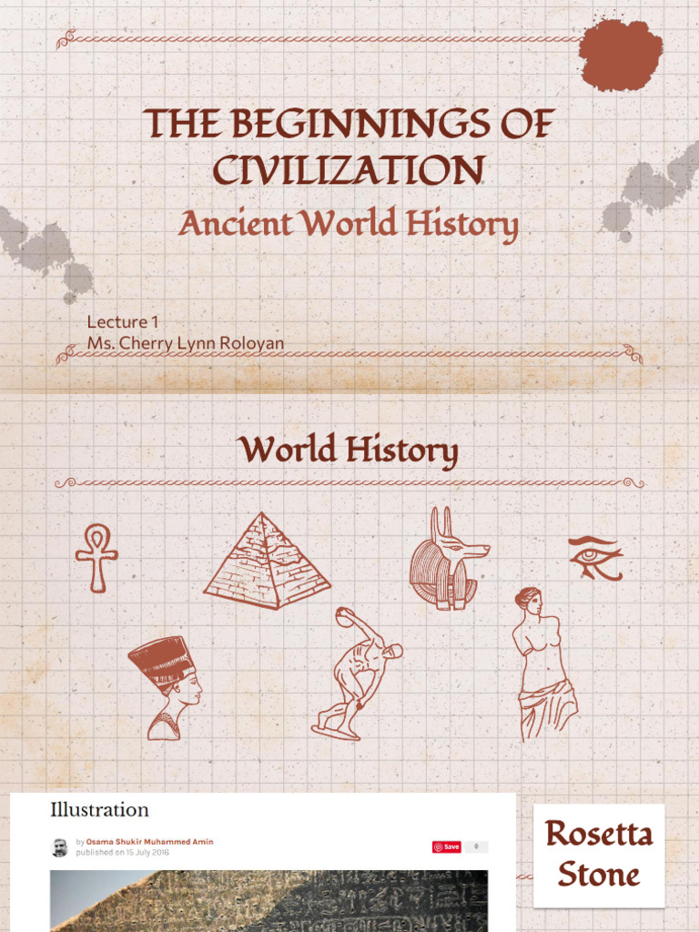 Origins of Civilization and History | PDF | Paleolithic | Homo