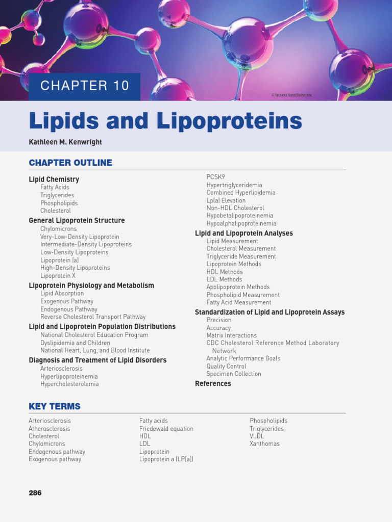 c10 - Lipids and Lipoproteins | PDF | Lipoprotein | High Density ...