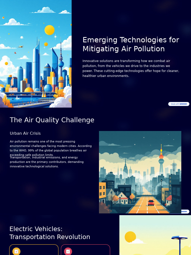 Innovative Tech Solutions for Air Pollution | PDF | Air Pollution ...