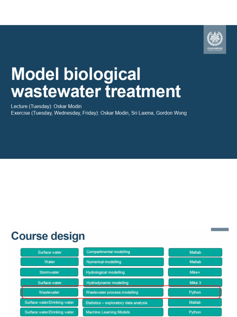 Biological Wastewater Treatment Modeling | PDF | Sewage Treatment | Ammonia