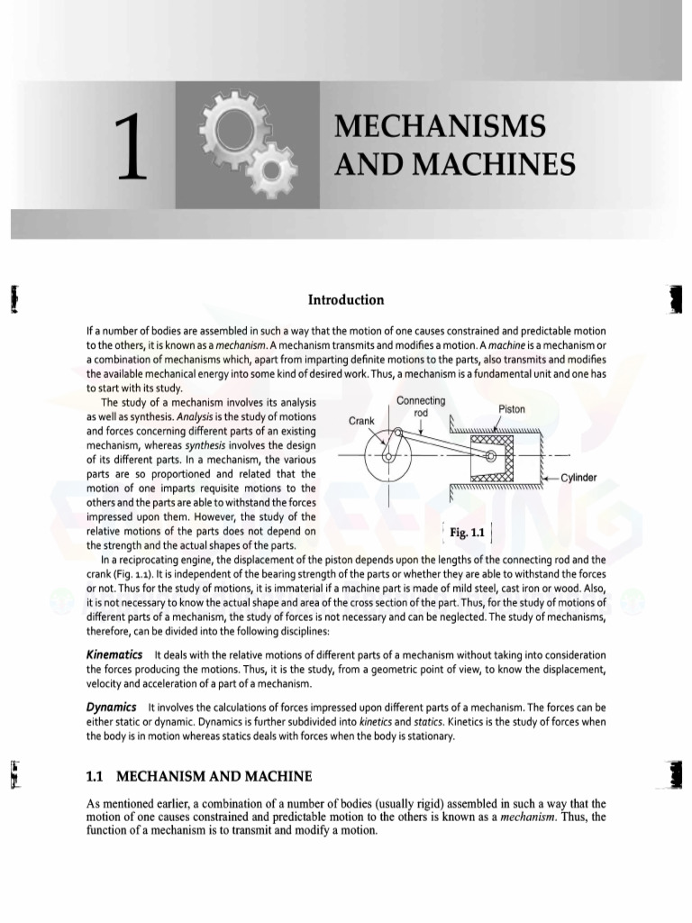 Simple Mechanism Ss Ratan | PDF