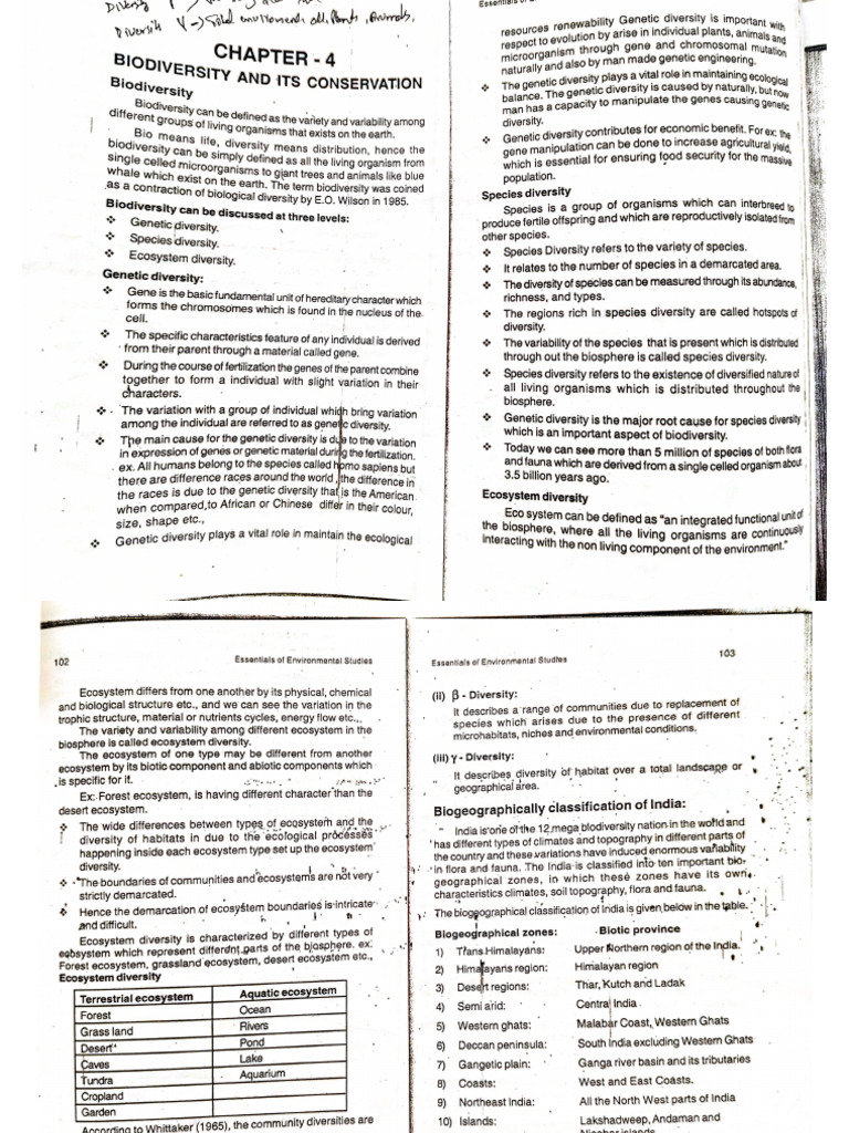 EVS Module 4 English Notes | PDF