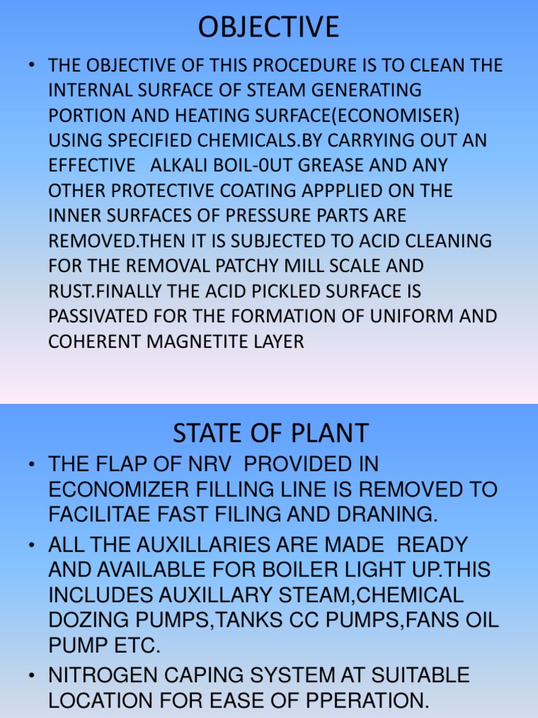 Acid Cleaning Ppt Pump Boiler Prueba gratuita de 30 días Scribd