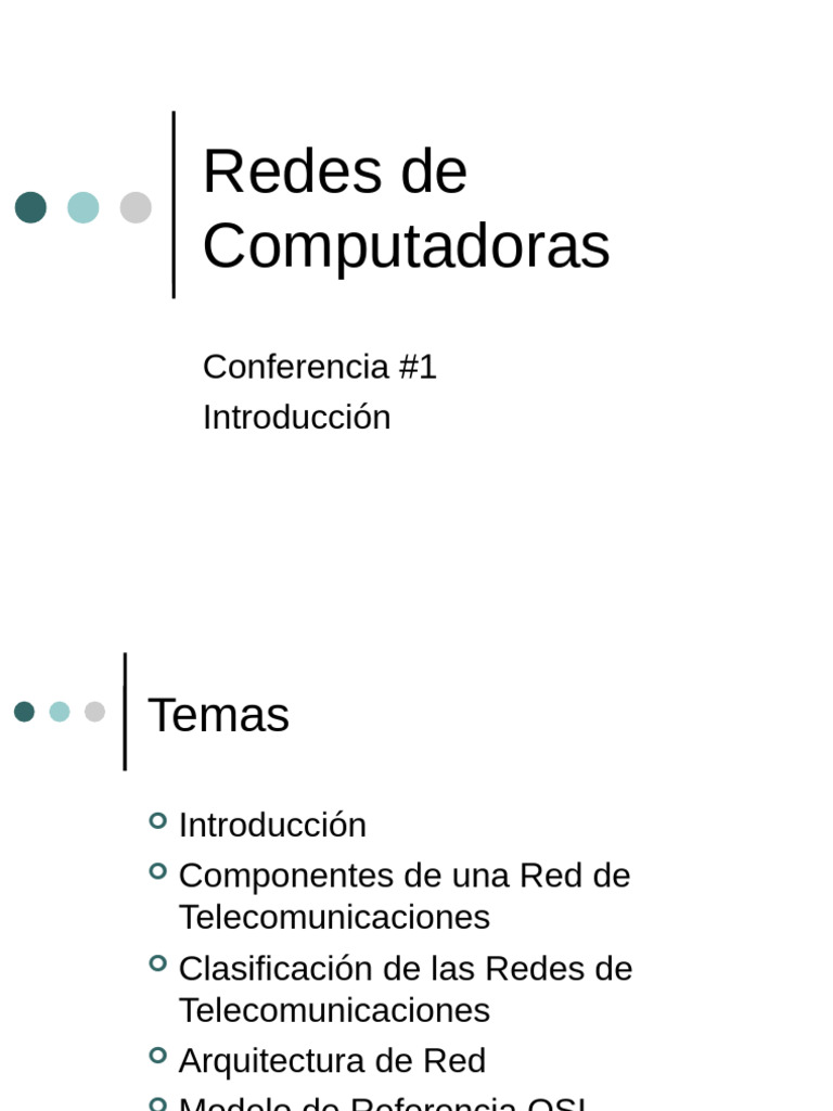 Introducción a Redes de Computadoras | PDF | Red de computadoras | Internet