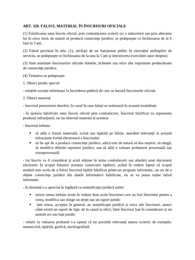 Infractiuni 6 | PDF