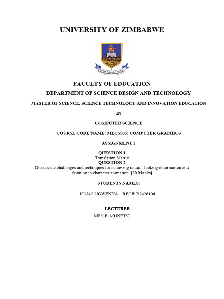Assignment 2 | PDF | Simulation