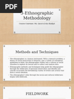 Ethnographic Interview Questions Guide | PDF | Ethnography ...