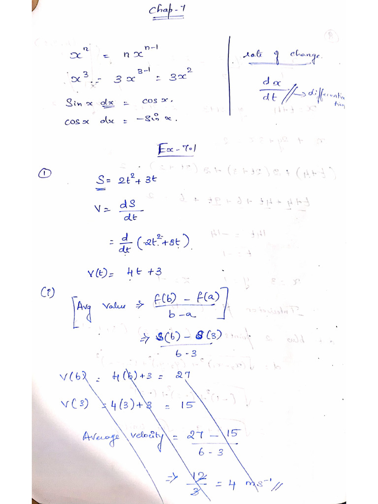 Maths Chapter 7 | PDF