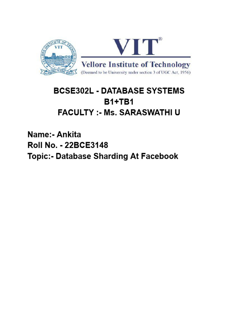 Database Sharding at Facebook Explained | PDF | Replication (Computing ...