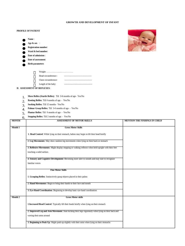 Growth and Development of Infant | PDF | Infants | Curiosity