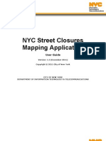 NYC Street Closures Mapping Application UserGuide v1