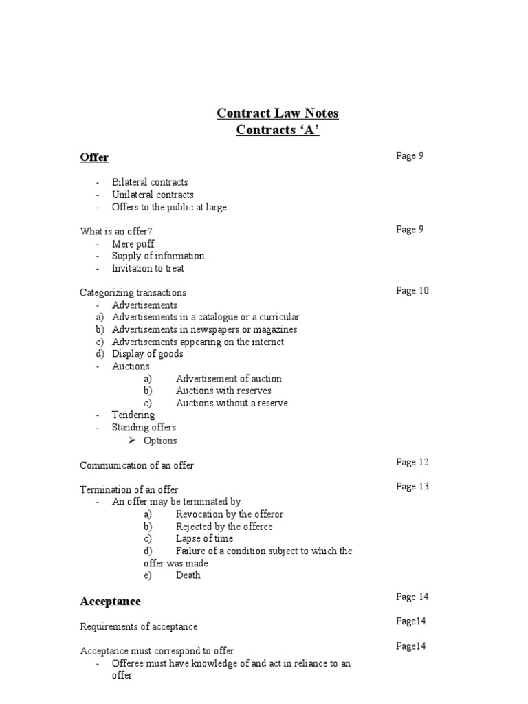 Completing a Contract: Key Concepts | PDF | Finance & Money Management ...