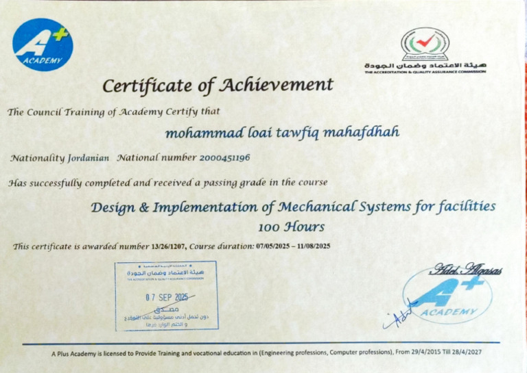 Course Certificate | PDF