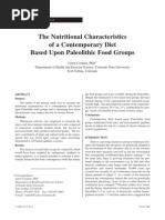 Download The Nutritional Characteristics of a Contemporary Diet Based Upon Paleolithic Food Groups Abstract 4 by Igi Sitier SN94643426 doc pdf