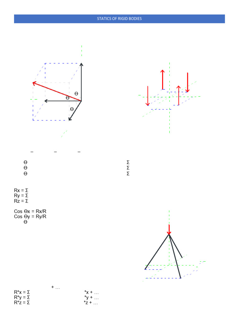 Statics of Rigid Bodies Explained | PDF | Physical Phenomena | Physical ...