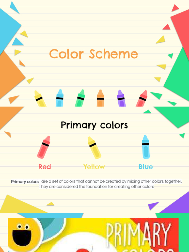 Understanding Primary Colors and Mondrian | PDF