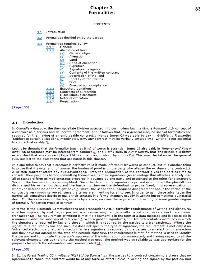 Chapter 3 Formalities | PDF | Burden Of Proof (Law) | Lawsuit
