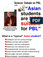 Asian Students Are NOT Suitable For PBL