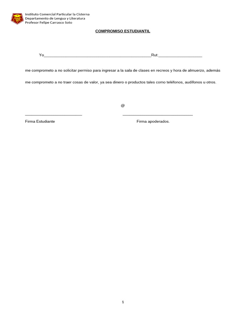 Compromiso | PDF