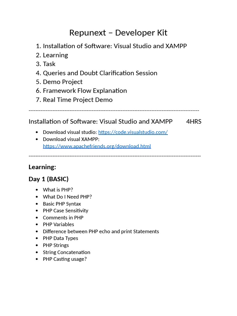 Repunext Developer Kit Overview | PDF
