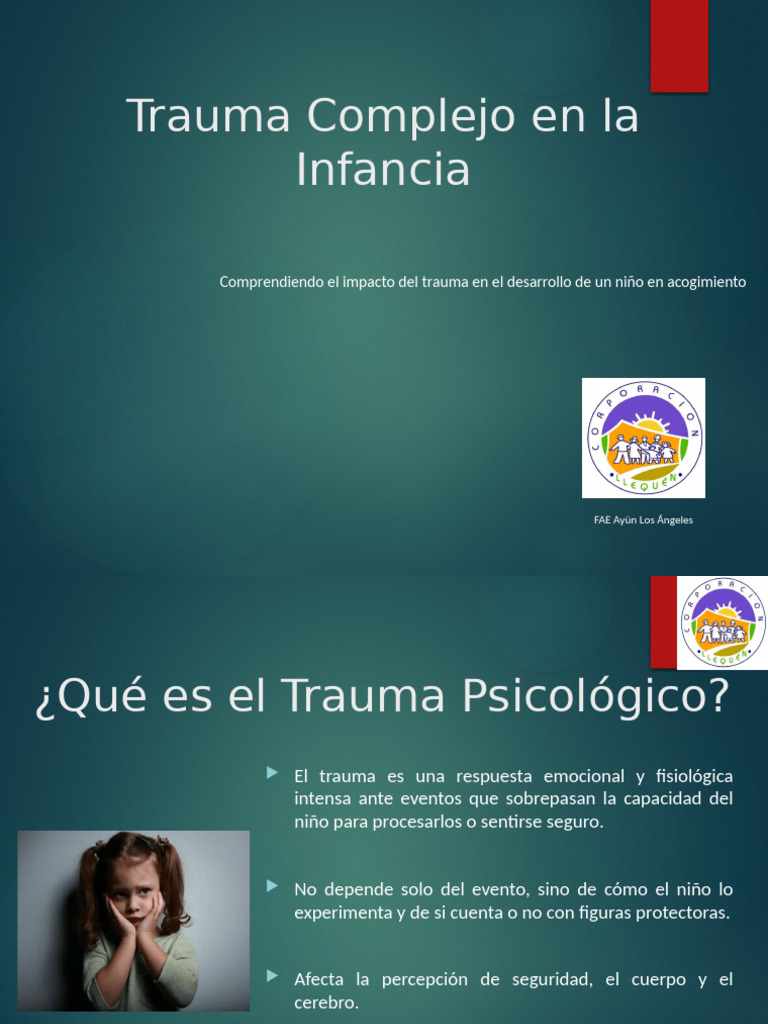 Impacto del Trauma Complejo en Niños | PDF | Trauma psicólogico ...