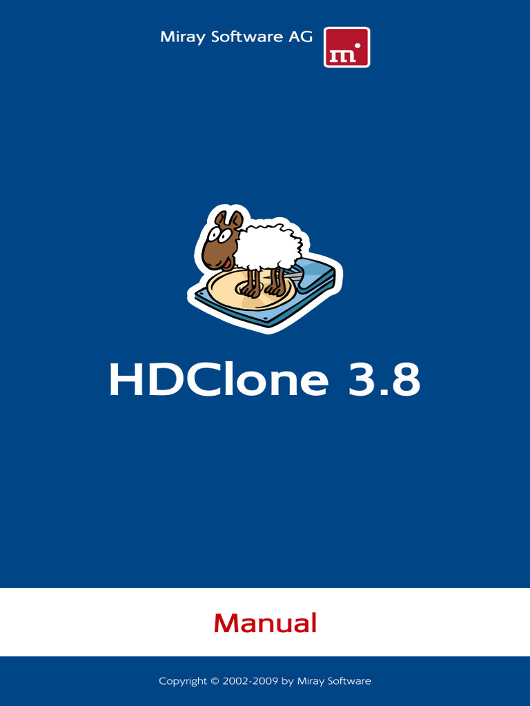 HDClone 3.8 User Manual Guide | PDF | Backup | File System
