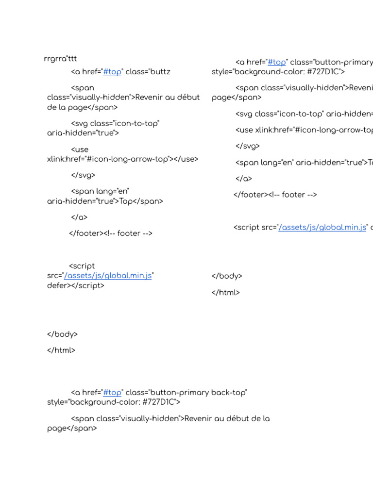 Back to Top Button Implementation | PDF