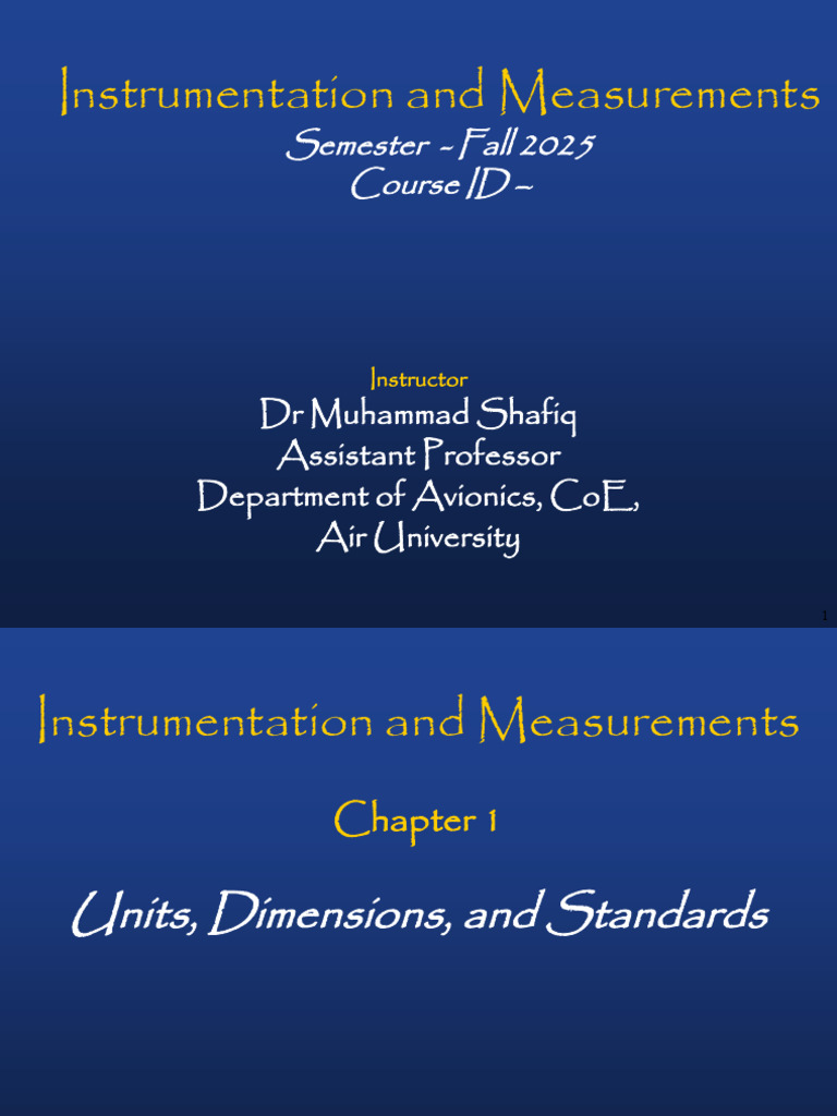 Instrumentation and Measurement Basics | PDF | International System Of ...