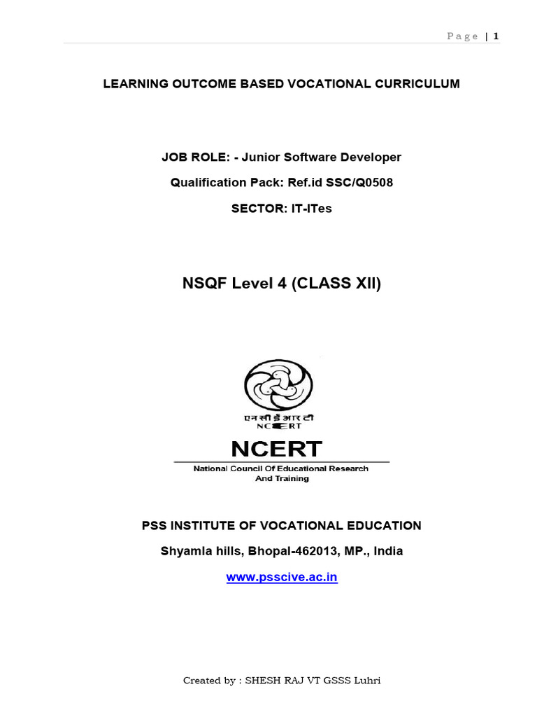 Junior Software Developer Curriculum | PDF | Part Of Speech | Sentence ...