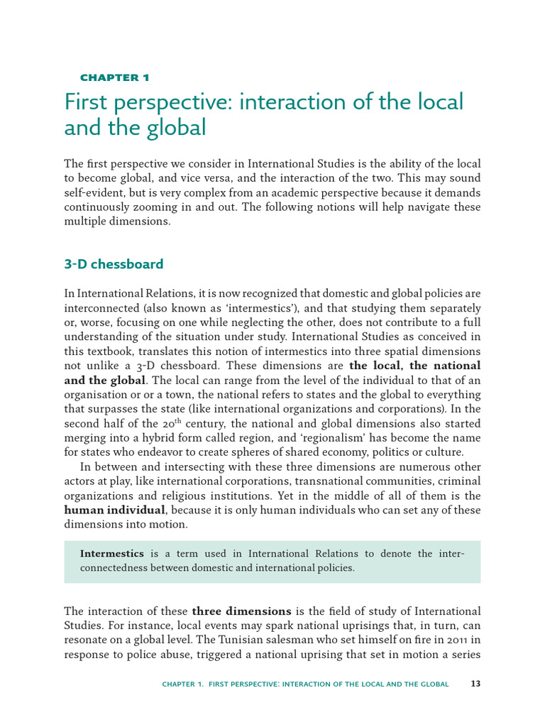 Introduction To International Studies Introduction | PDF ...