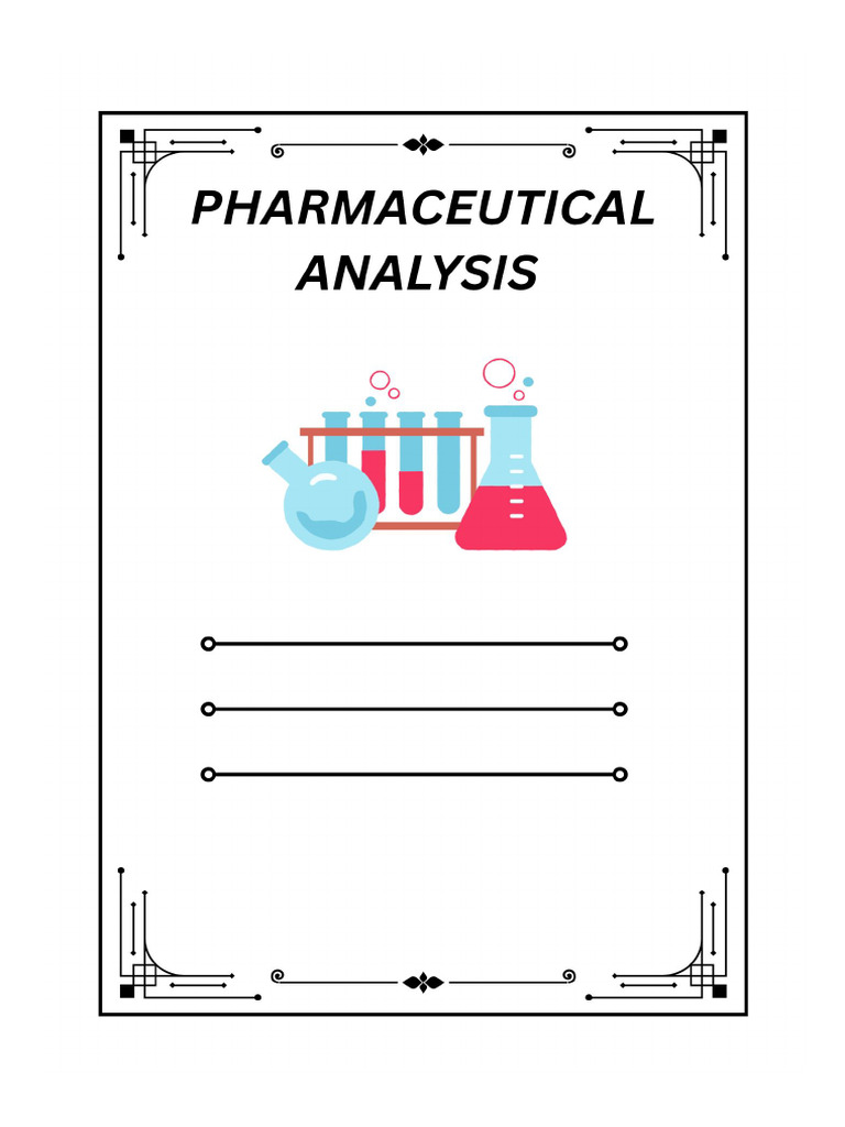 Pharmaceutical Analysis Notes | PDF | Titration | Chemistry