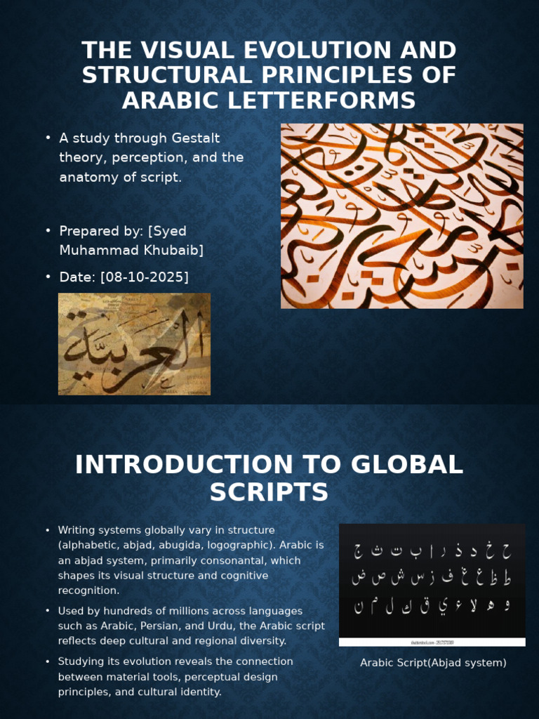 Evolution of Arabic Letterforms Explained | PDF | Typography | Writing