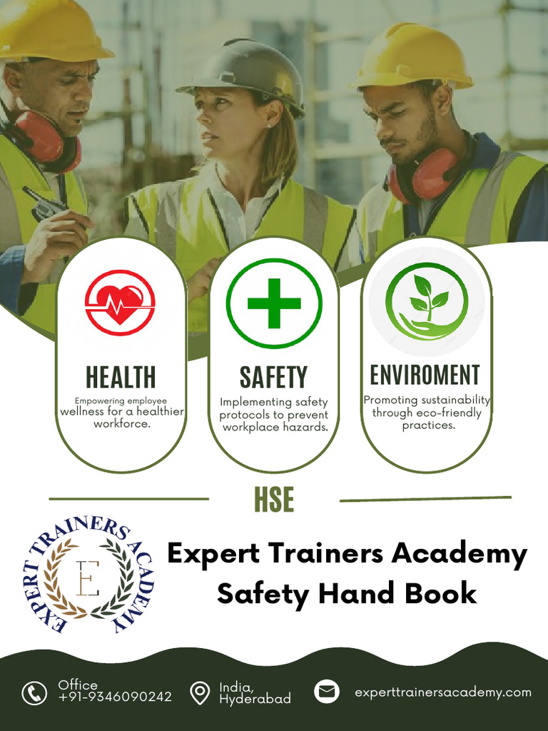 Expert Trainers Academy Safety Handbook | PDF | Crane (Machine ...