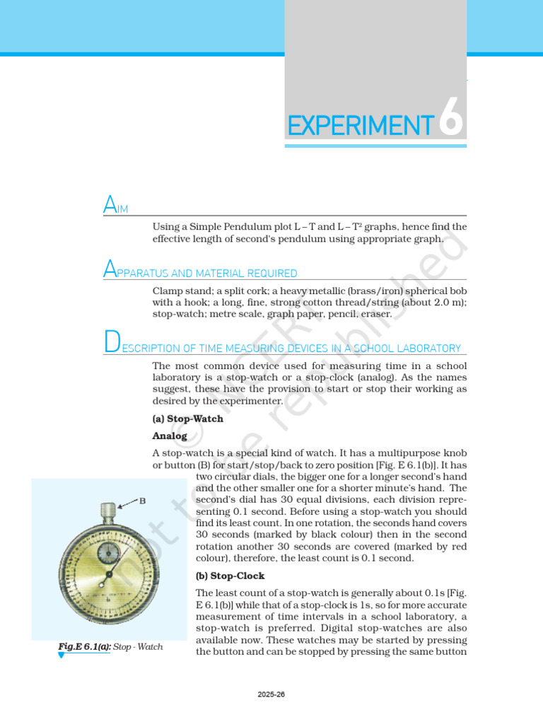 Simple Pendulum Experiment Analysis | PDF | Pendulum | Physics