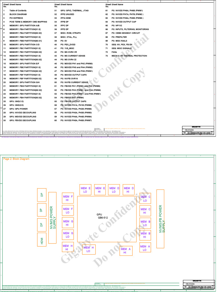 GPU Memory and Power Supply Schematics | PDF | Specification (Technical ...