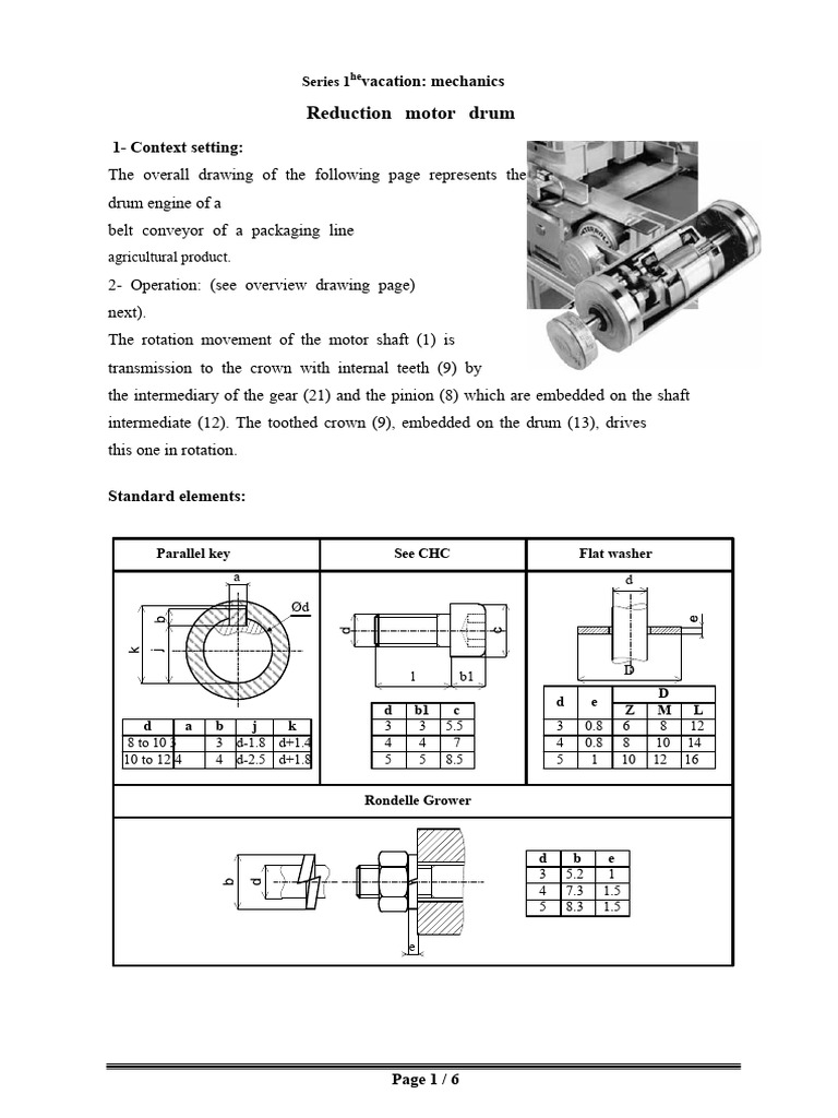 Series Drum Gear Motor Correction | PDF | Gear | Mechanical Engineering
