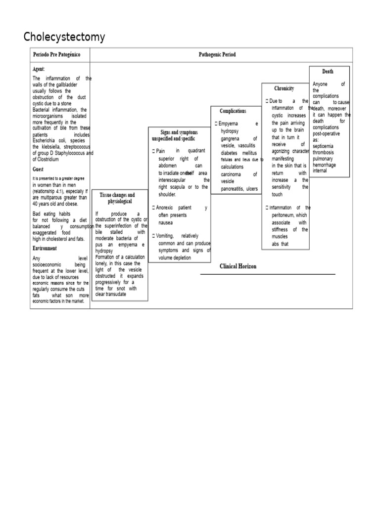Cholecystectomy: Causes and Complications | PDF | Medical Specialties ...