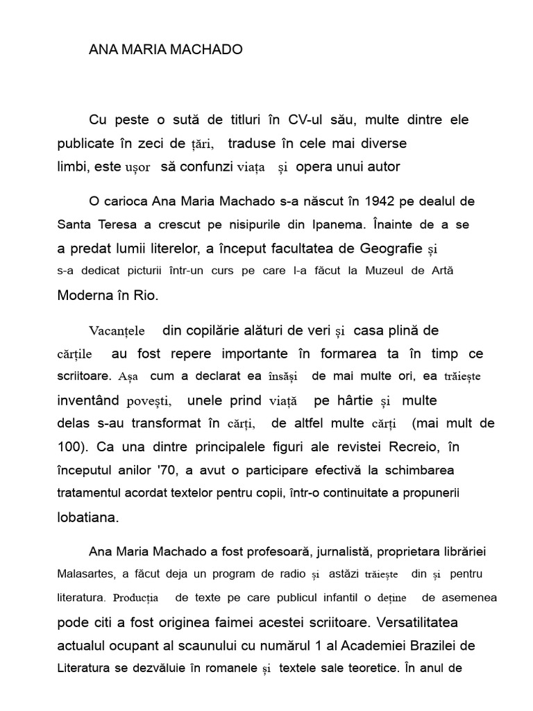 Ana Maria Machado | PDF