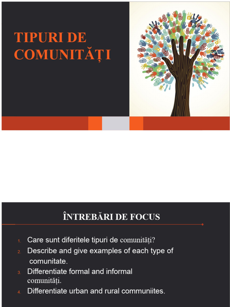 Tipuri de Comunități | PDF