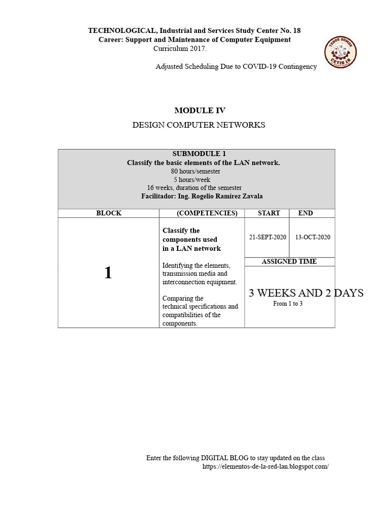 LAN Network Design Curriculum Overview | PDF | Computer Network | Local ...
