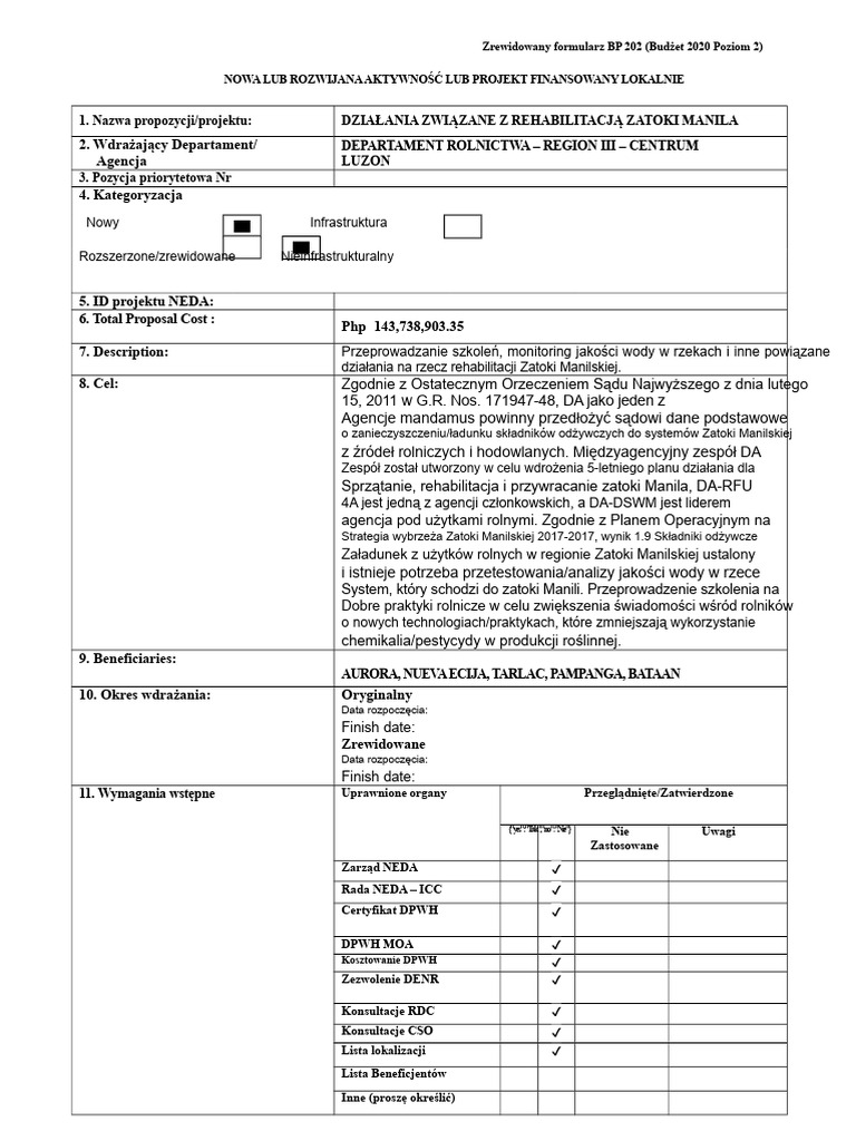Formularz BP 202 | PDF