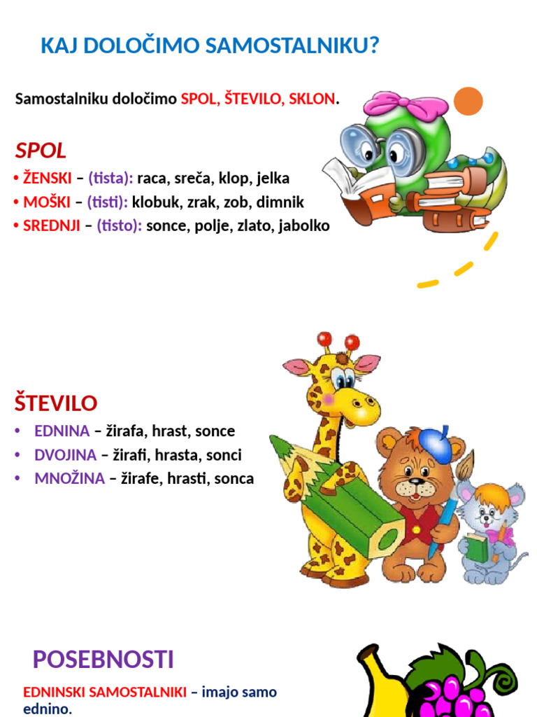 Oblikoslovje 3 | PDF