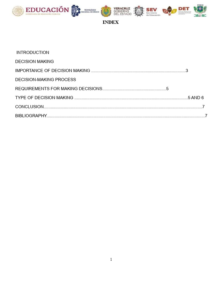 Effective Decision-Making Process Guide | PDF | Decision Making ...