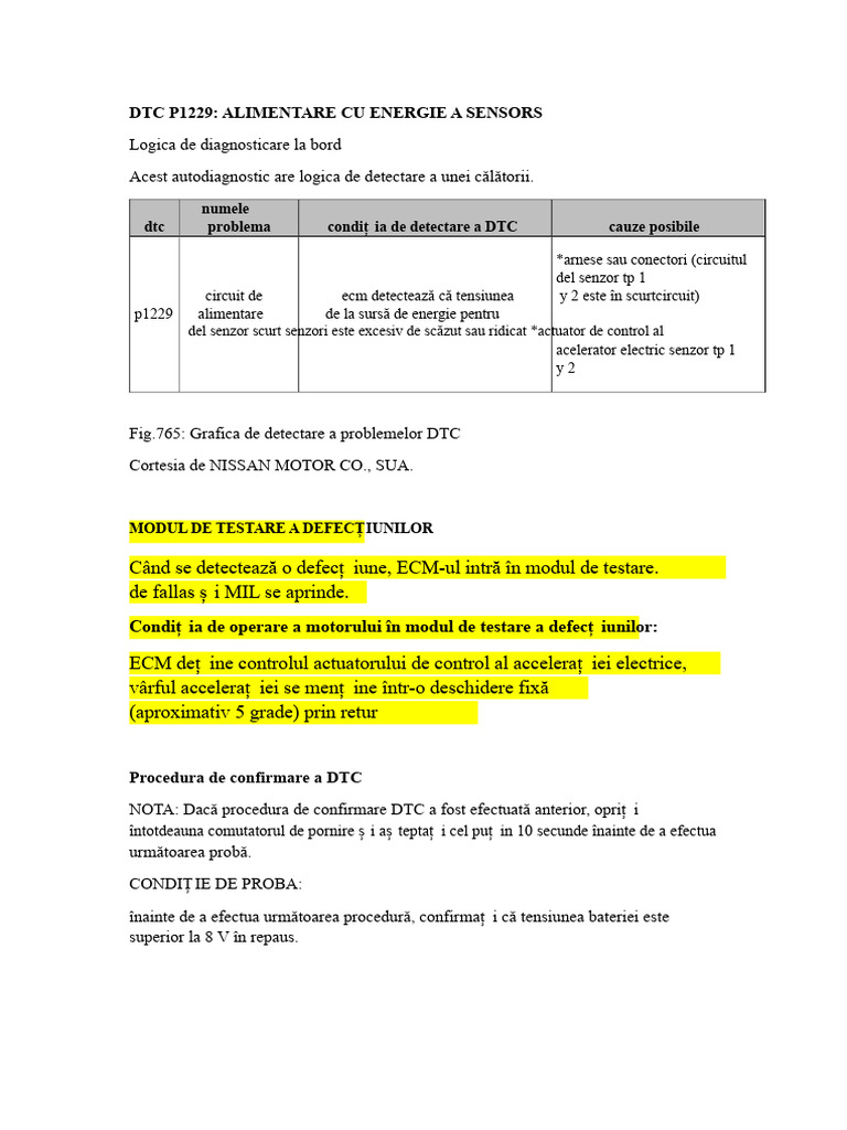 DTC P1229 Sentra 2004 | PDF