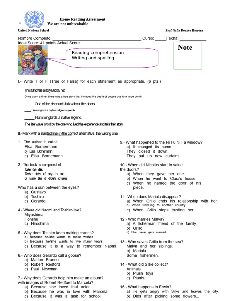 Test Book We Are Not Unbreakable | PDF