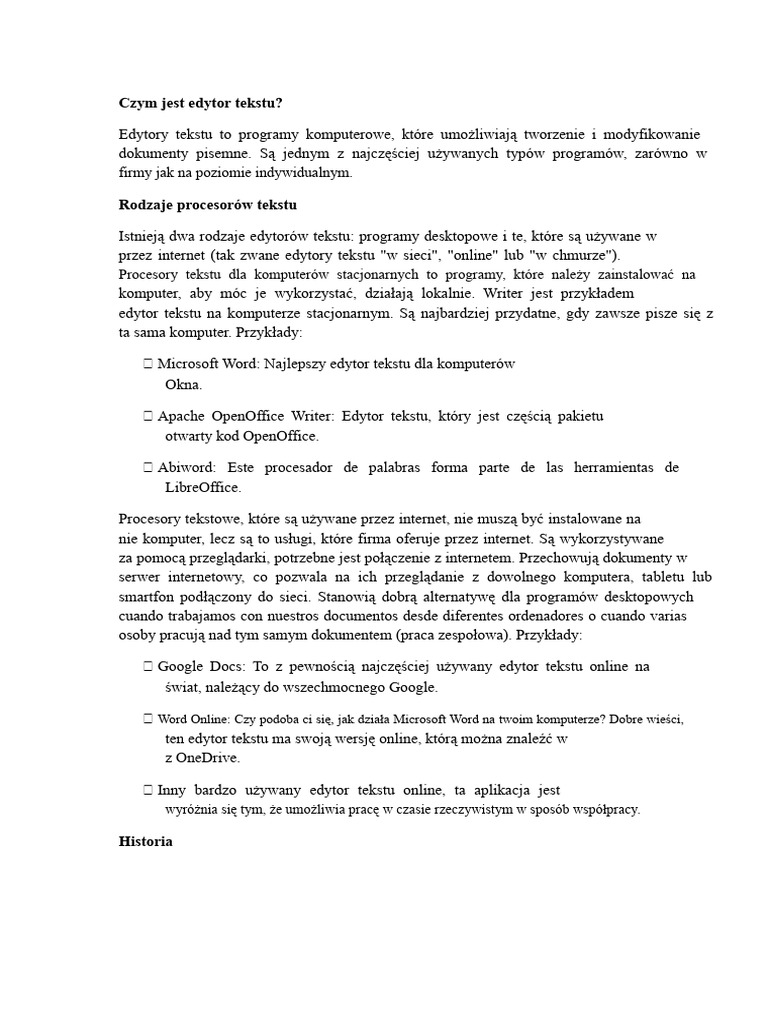 Edytory tekstu (1) | PDF